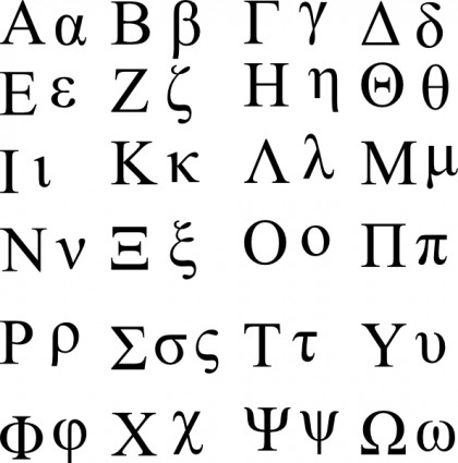 Bảng chữ cái tiếng Hy Lạp